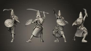 Military figurines Elf Warrior 2 2 3d model