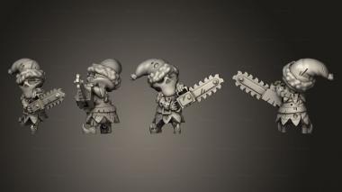 Military figurines elf 3d model
