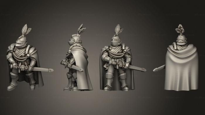 Military figurines (Elite Commander, STKW_5863) 3D models for cnc