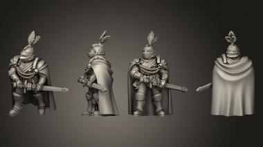 Military figurines Elite Commander 3d model