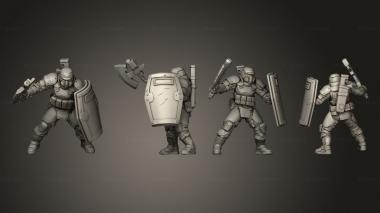 Military figurines ELITE WATANABE ENFORCER A 3d model