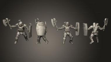 Military figurines ELITE WATANABE ENFORCER C 3d model