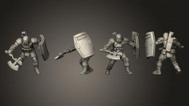 Military figurines ELITE WATANABE ENFORCER D 3d model