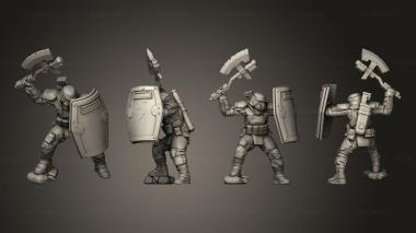 Military figurines ELITE WATANABE ENFORCER E 3d model