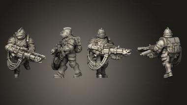 Military figurines Elite Weapons 3d model