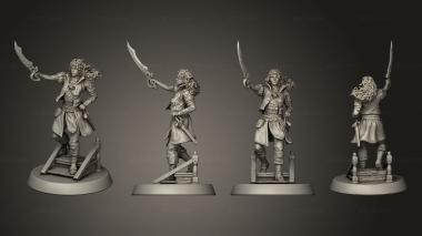 Military figurines Elizabeth Gale 3d model