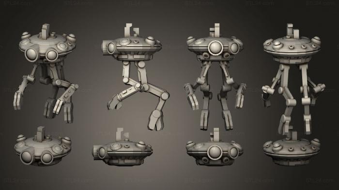 Military figurines (Ember Squad Droid, STKW_5878) 3D models for cnc