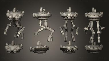 Military figurines Ember Squad Droid 3d model