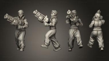 Military figurines Emperor Grenade Launcher Trooper 001 3d model