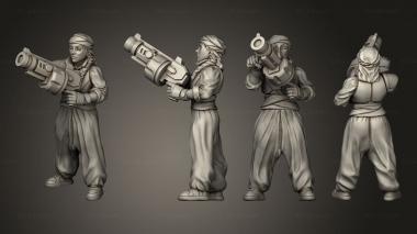 Military figurines Emperor Grenade Launcher Trooper 002 3d model