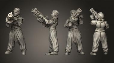 Military figurines Emperor Grenade Launcher Trooper 004 3d model