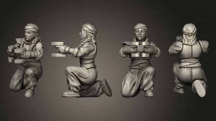 Military figurines (Emperor Heavy Weapons Soldier 002, STKW_5901) 3D models for cnc