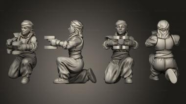 Military figurines Emperor Heavy Weapons Soldier 002 3d model