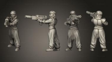 Military figurines Emperor Laser Rifle Trooper 001 3d model