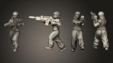 Military figurines Emperor Laser Rifle Trooper 002 3d model