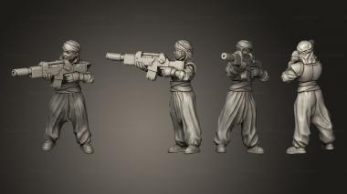 Military figurines Emperor Laser Rifle Trooper 003 3d model