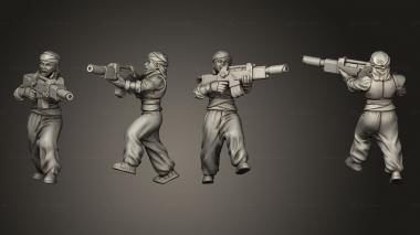 Military figurines Emperor Laser Rifle Trooper 004 3d model