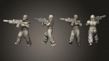 Military figurines Emperor Laser Rifle Trooper 005 3d model