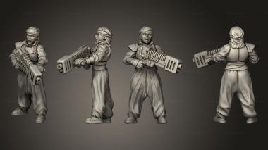 Military figurines Emperor Plasma Cooker Trooper 001 3d model
