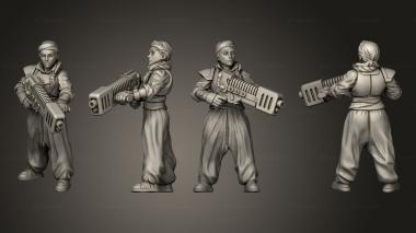 Military figurines Emperor Plasma Cooker Trooper 002 3d model