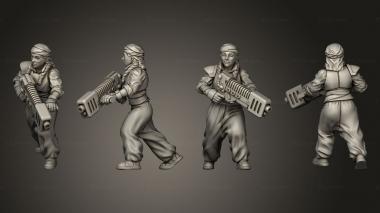 Military figurines Emperor Plasma Cooker Trooper 005 3d model