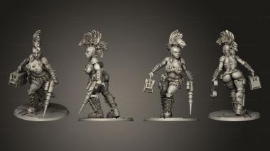 Military figurines Escher Gang EG hang 3d model