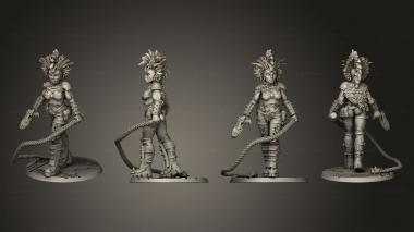 Military figurines Escher Gang EG leader 3d model