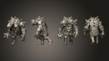 Military figurines Ettin Beast Large 3d model