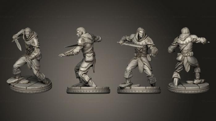 Military figurines (ettrian elf base, STKW_5991) 3D models for cnc
