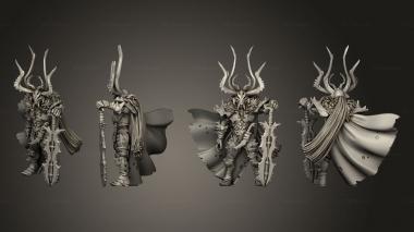 Military figurines Everdark Elves Lord 3d model