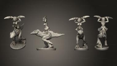 Military figurines Excess God Cavalry 3d model
