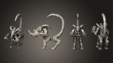 Military figurines Excess God Demonic Beast 5 3d model