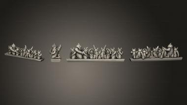 Military figurines Excess God Imps 3d model