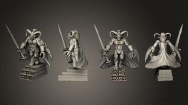 Military figurines Excess God Snake Holder of Silence 3d model