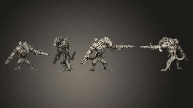 Military figurines EXHAUST PIPE 3d model