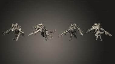 Military figurines EXHAUST PIPES FUMES L 3 3d model