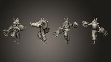 Military figurines Exoskeleton Worker Punch 3d model