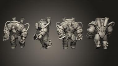 Military figurines Exosuit Dwarf Large 3d model