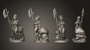 Military figurines exotic 01 3d model