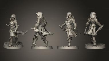 Military figurines exotic b 02 3d model