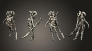 Military figurines Exotic Rebec 01 3d model