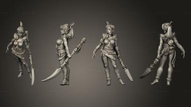 Military figurines Exotic Rebec 02 3d model