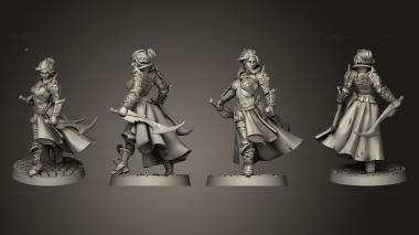 Military figurines exotic 3d model