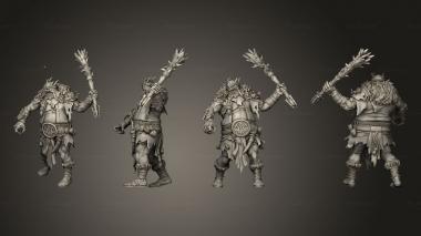 Military figurines Extra stone Hammer 001 3d model