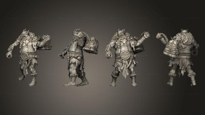 Military figurines (Extra stone Hammer 002, STKW_6045) 3D models for cnc
