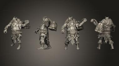 Military figurines Extra stone Hammer 002 3d model