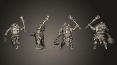 Military figurines Extra stone Hammer 003 3d model