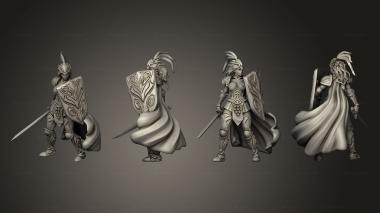 Military figurines Falcon Knight 3d model