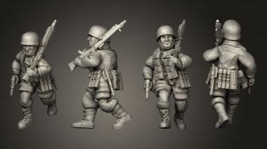 Military figurines fall schirm jager 02 3d model