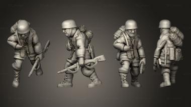 Military figurines fall schirm jager 03 3d model